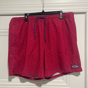 Vineyard Vines Men’s Microfish Chappy Trunk 7” size XL Swimwear